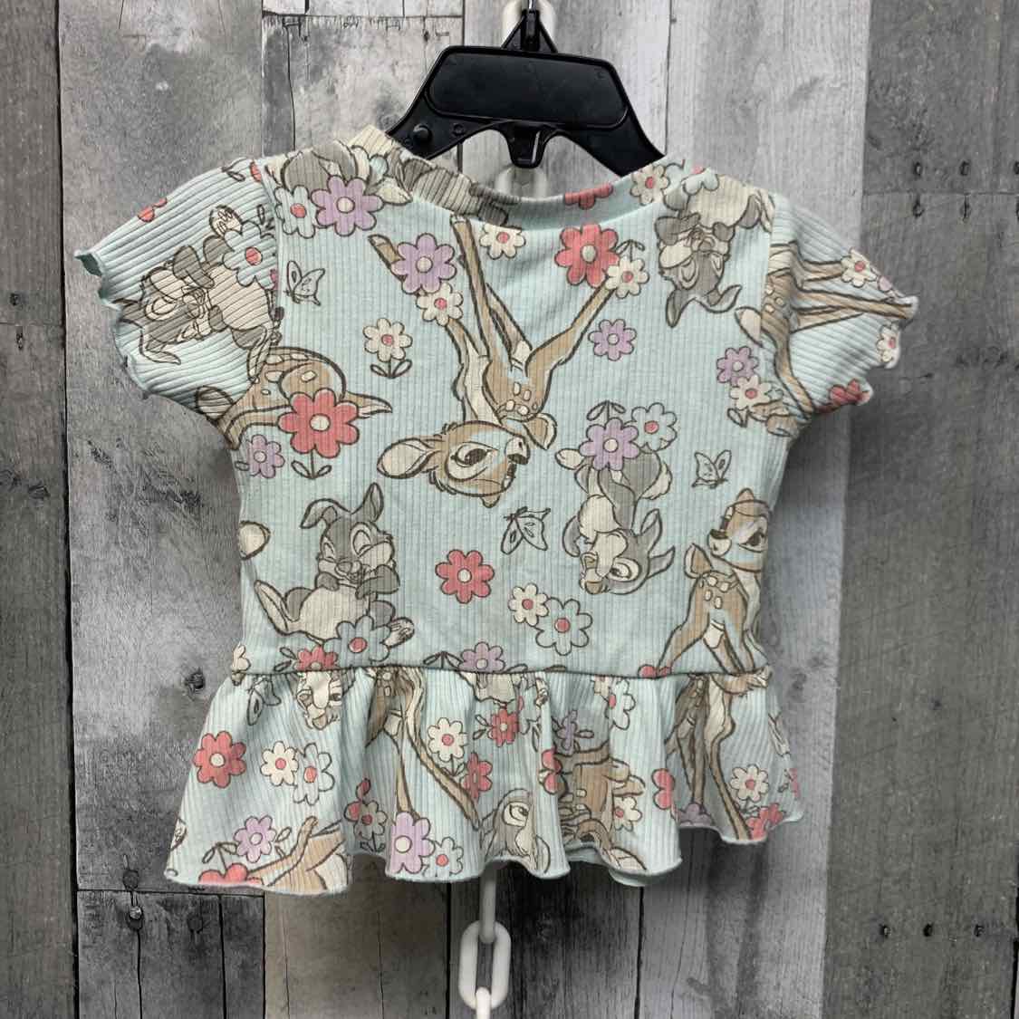 Size 12 Months Blue Print Disney T Shirt