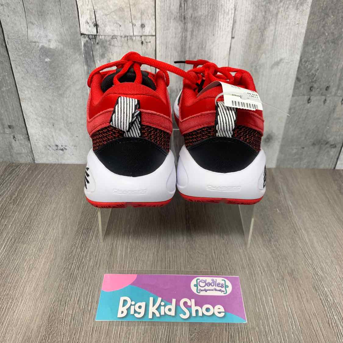 Size 4 Red/White Sport Brand Sneakers