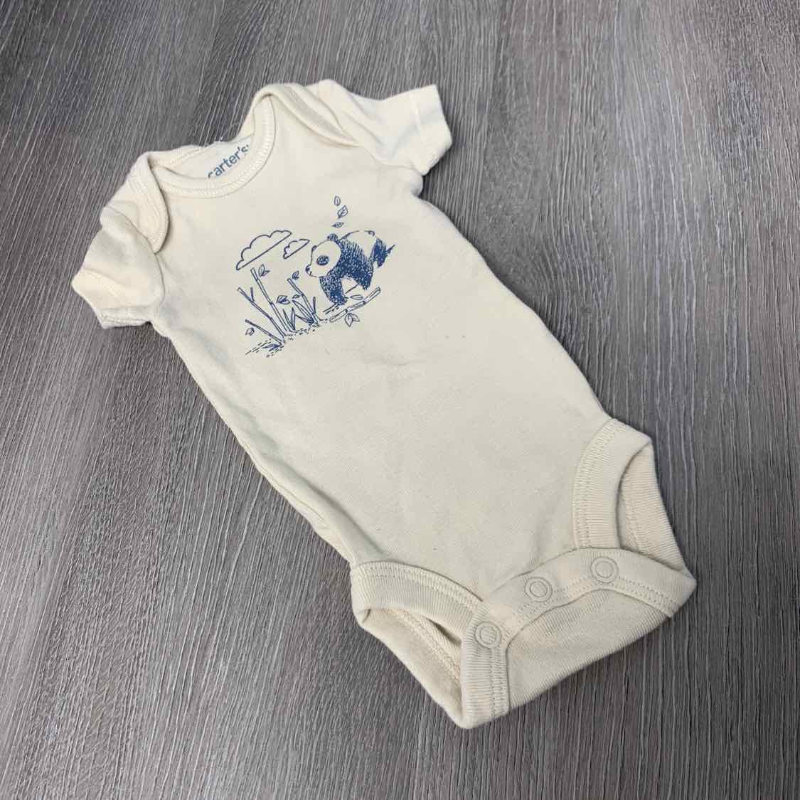 Size Preemie Tan Print Carter's Bodysuit