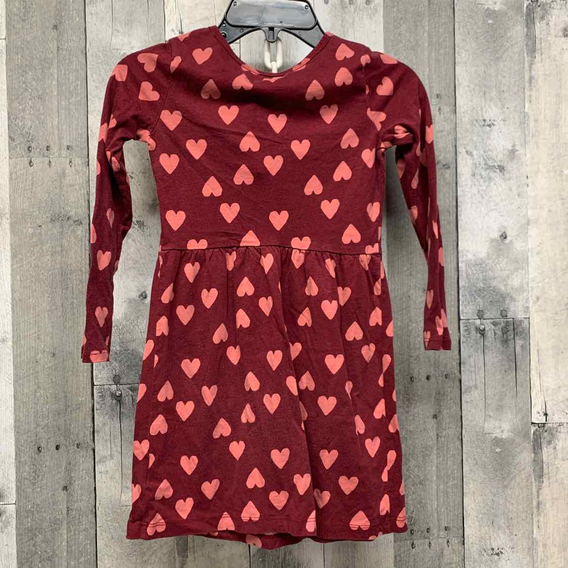 Size 6 Burgundy Carter's LS Dress