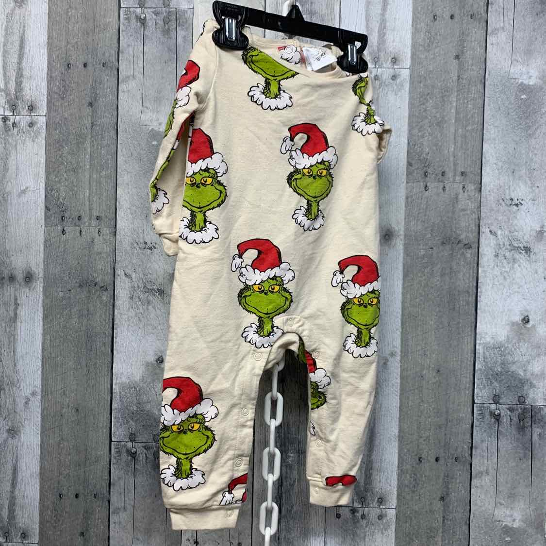 Size 12 Months Ivory/Red Dr Seuss Romper