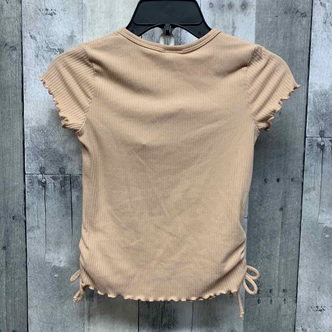 Size 5 Tan Graphic Lily Bleu T Shirt
