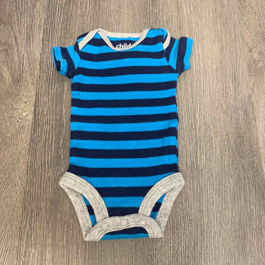 Size Preemie Navy/Blue Child of Mine Bodysuit