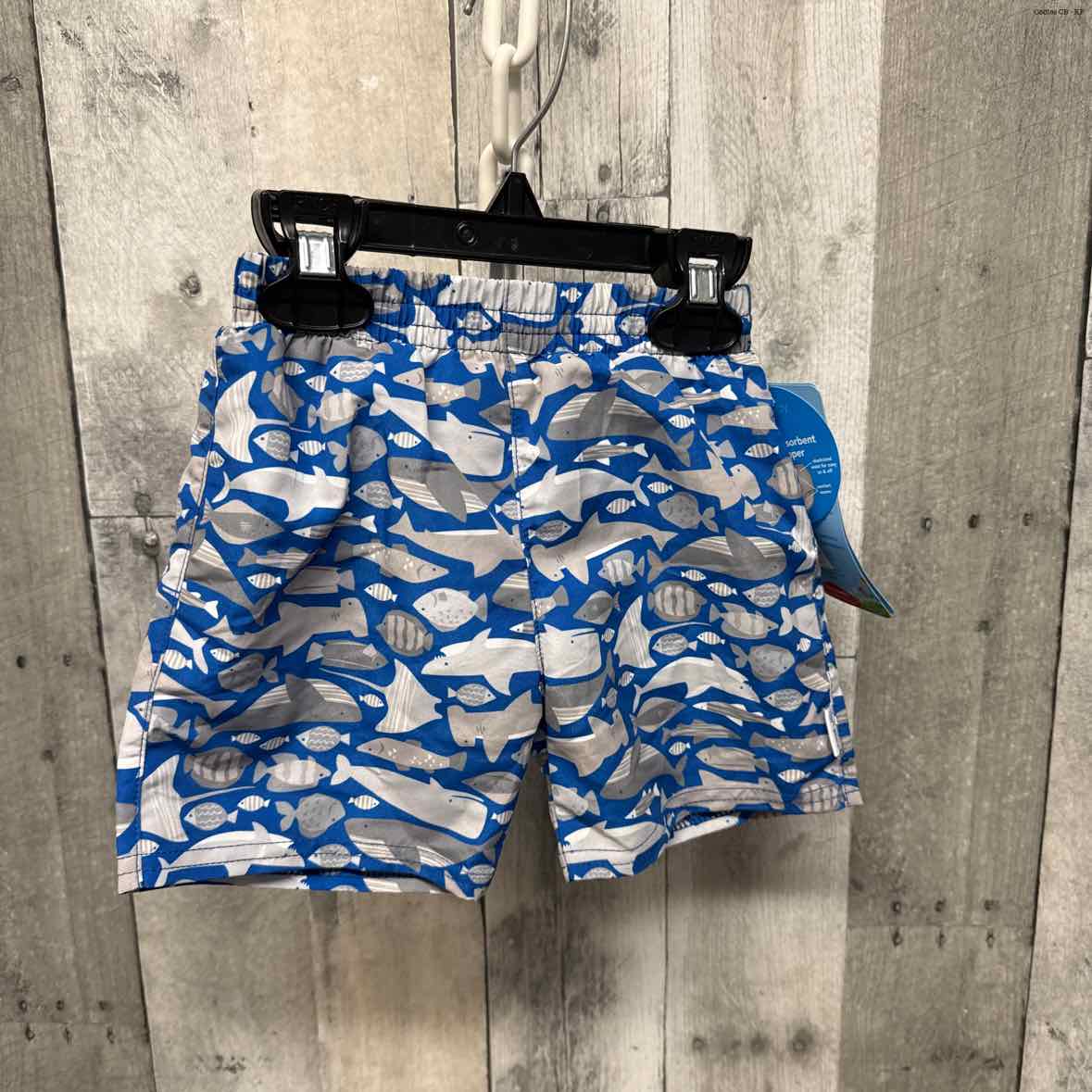 Size 18 Months Blue/Gray iPlay Swim Trunks