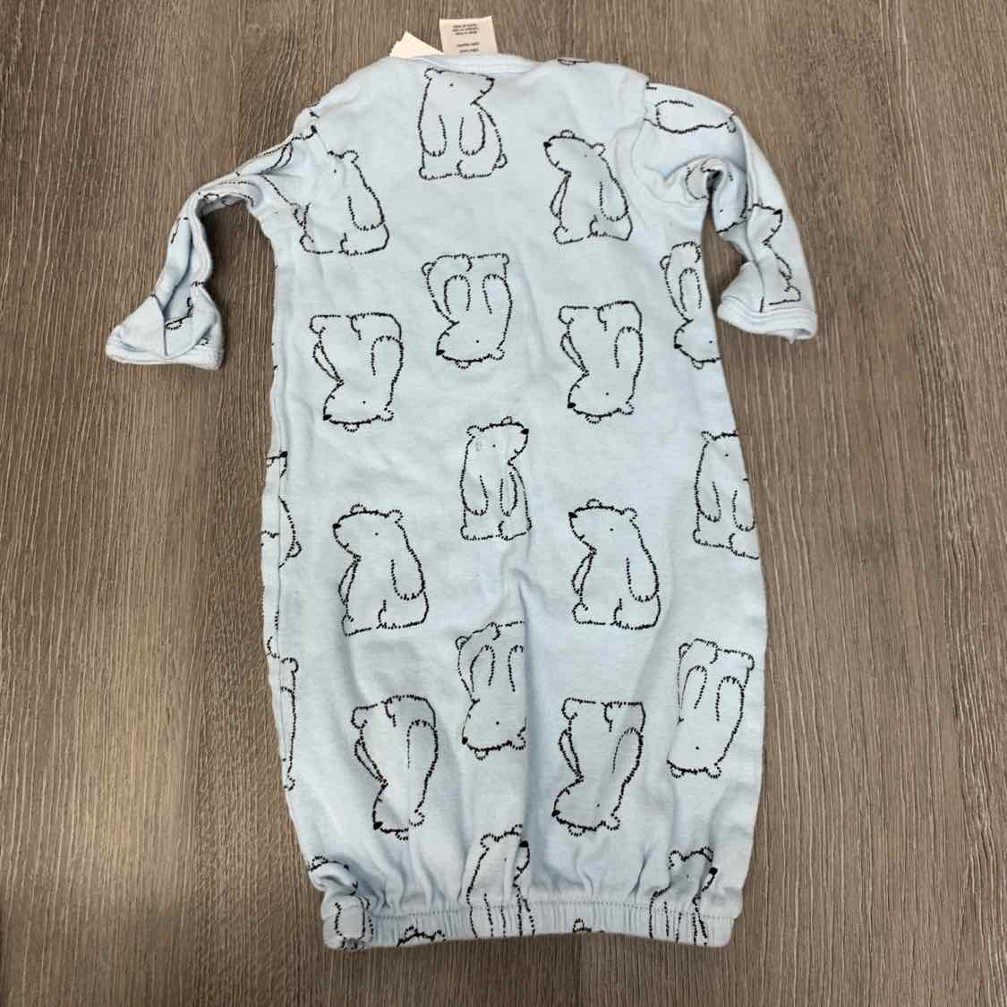 Size Preemie Blue Print Gerber Layette