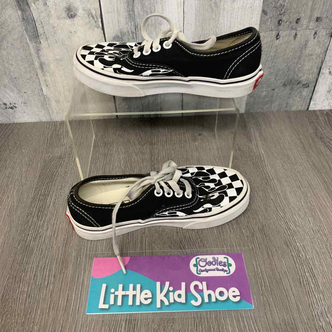 Size 13 Black/White Vans Sneakers