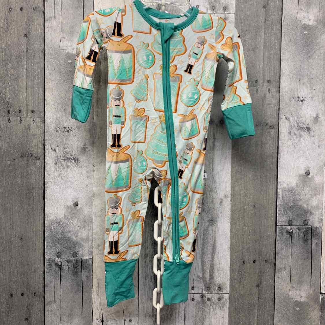 Size 0-3 Months Teal Boutique Brand Romper