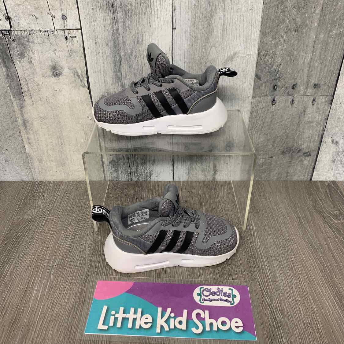 Size 5 Gray/White Sport Brand Sneakers