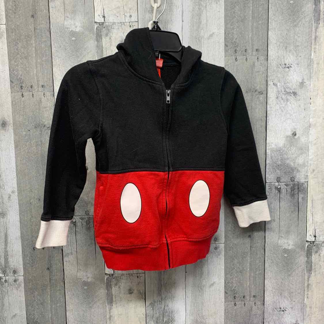 Size 5 Red/Black Disney Light Jacket