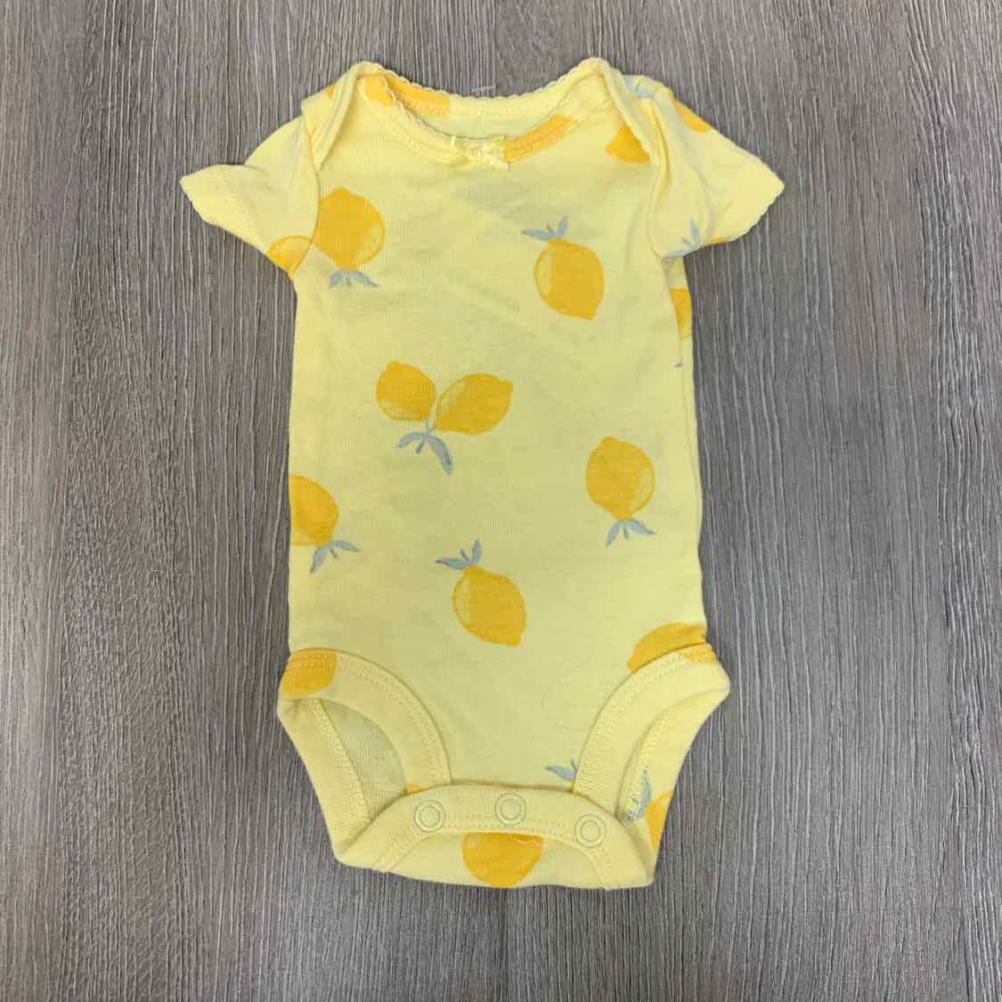 Size Preemie Yellow Print Child of Mine Bodysuit