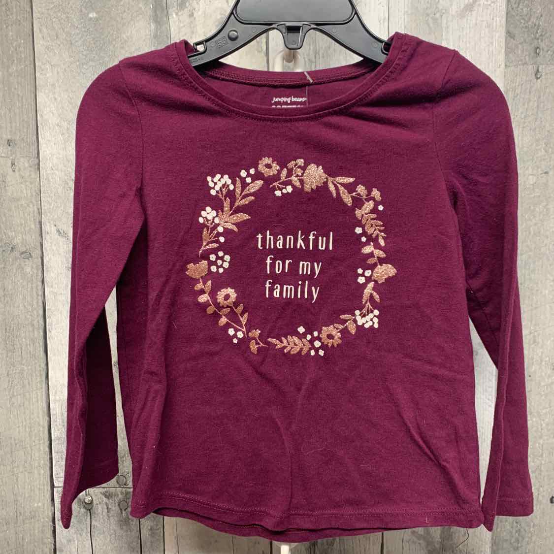 Size 3T Purple Jumping Beans Long Sleeve Shirt