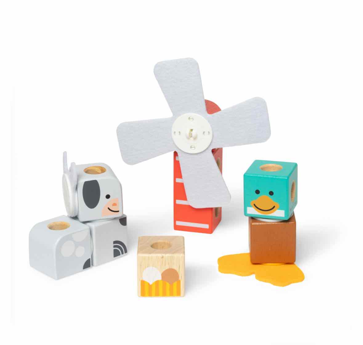 Melissa & Doug Blockables Farm Friends