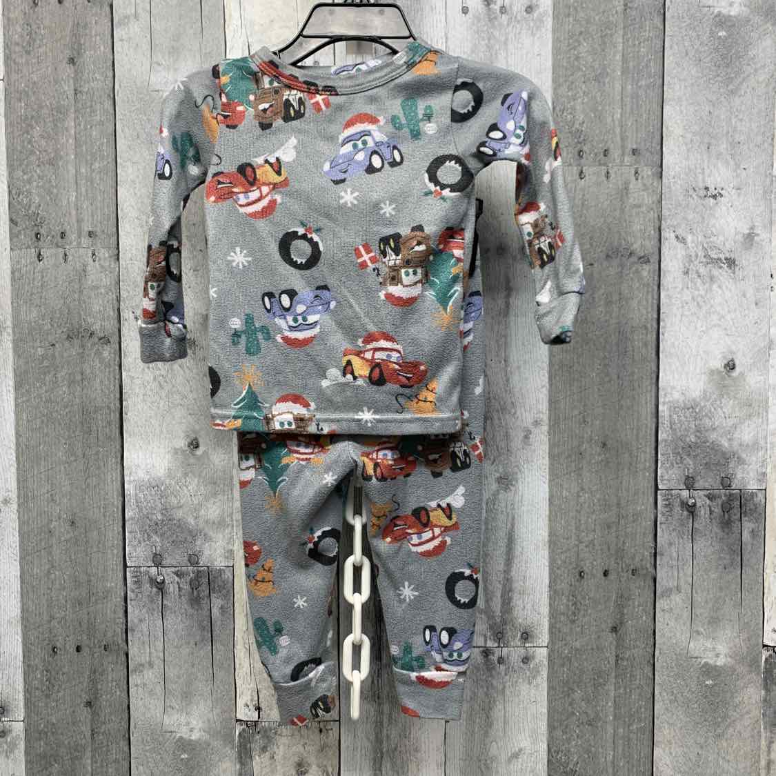 Size 18 Months Gray Print Disney 2pc PJs