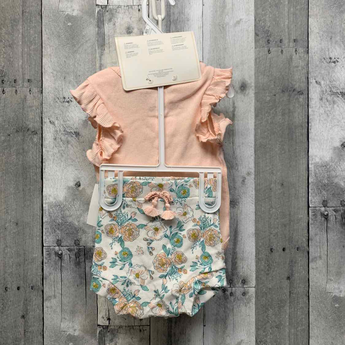 Size 12 Months Pink/Green B Brand Bodysuit - OodlesCB