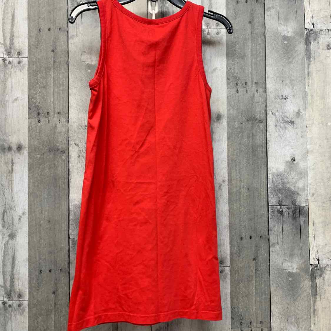 Size 14 Red Graphic Champion Dress - Knit - OodlesCB