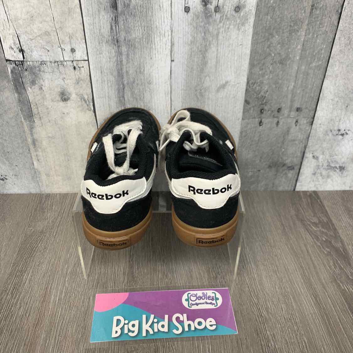 Size 1 Black/Brown Reebok Sneakers