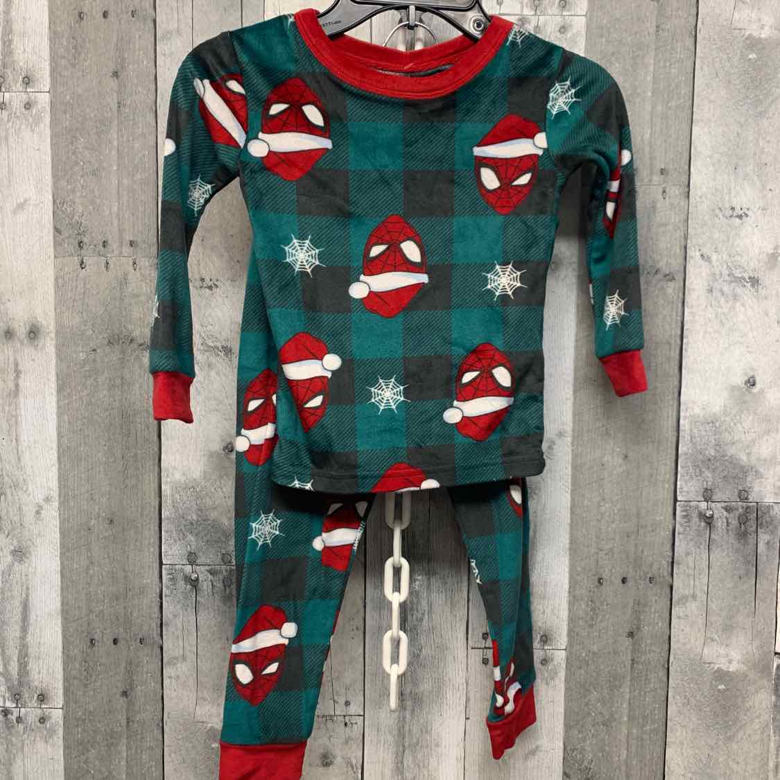 Size 4T Gray/Black Mid Brand 2pc PJs