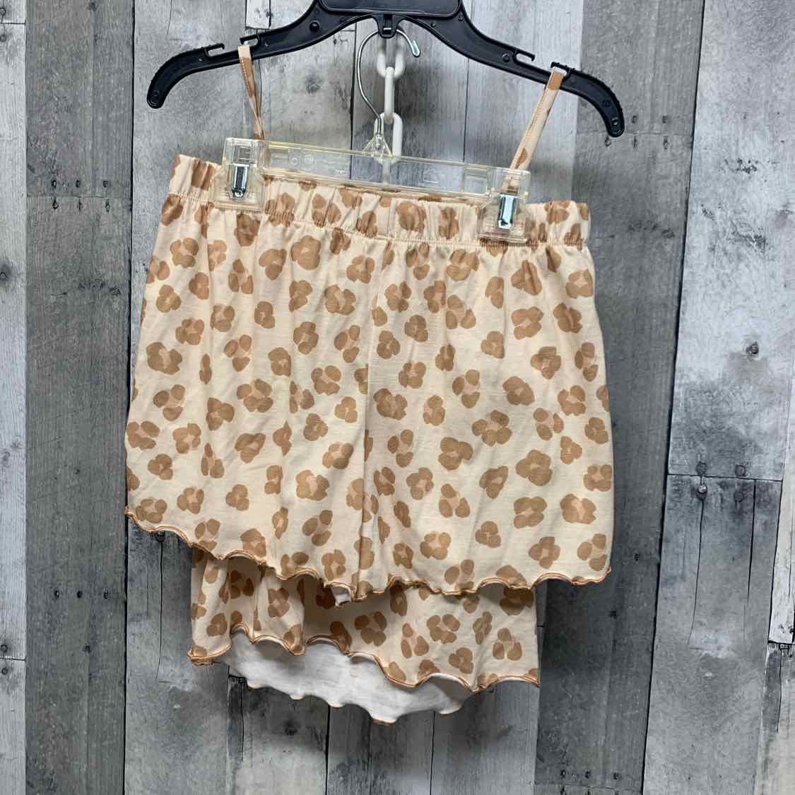 Size 14 Tan Animal Print Cat & Jack 2pc PJs