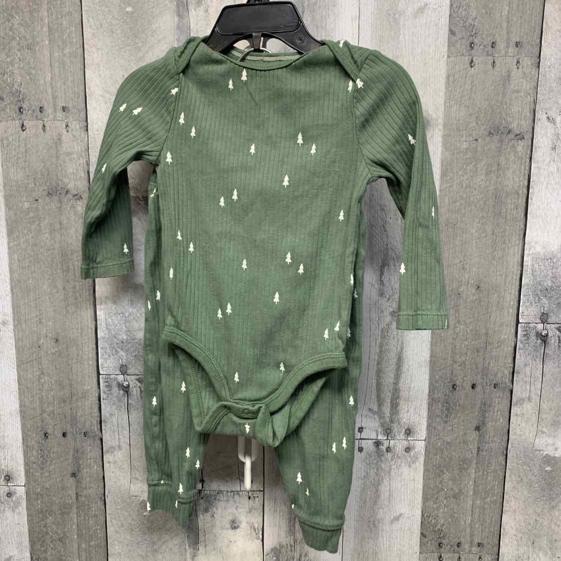 Size 18 Months Green Cloud Island Shirt/Pants