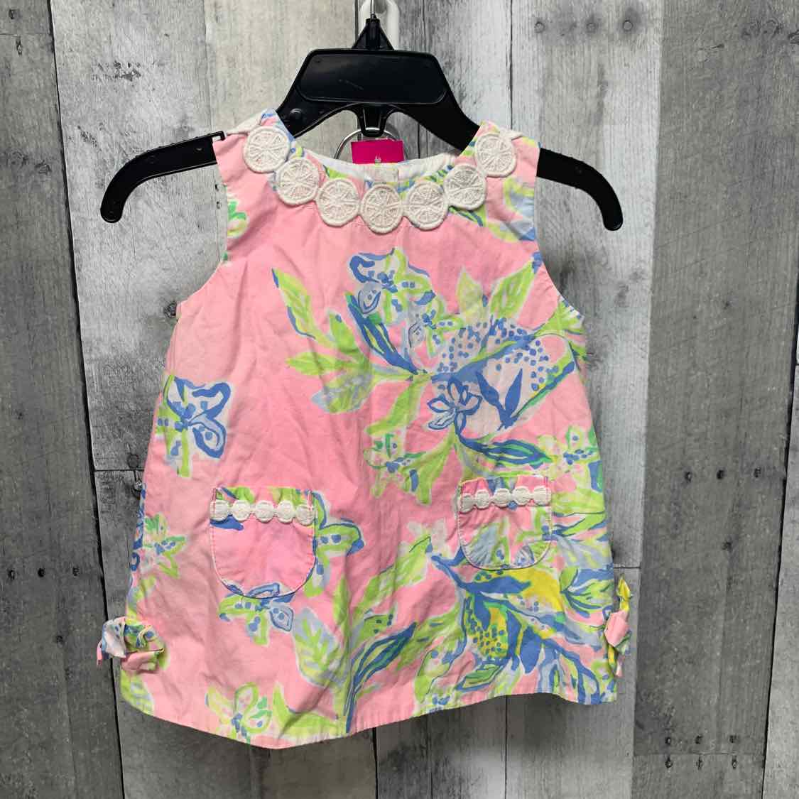 Size 12 Months Pink/Green Lilly Pulitzer 2pc Dress