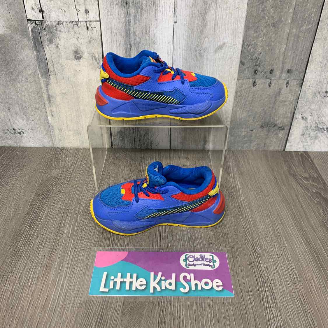 Size 8 Blue/Red Puma Sneakers