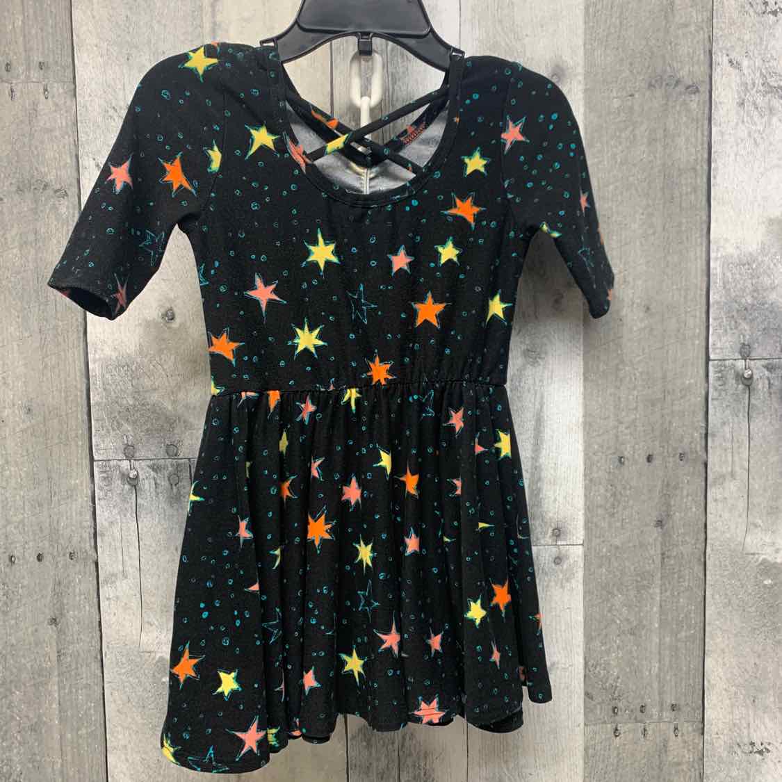 Size 2T Black Print Dot Dot Smile Dress