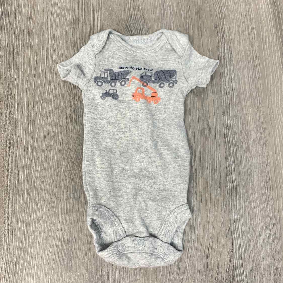 Size Preemie Gray Carter's Bodysuit - OodlesCB
