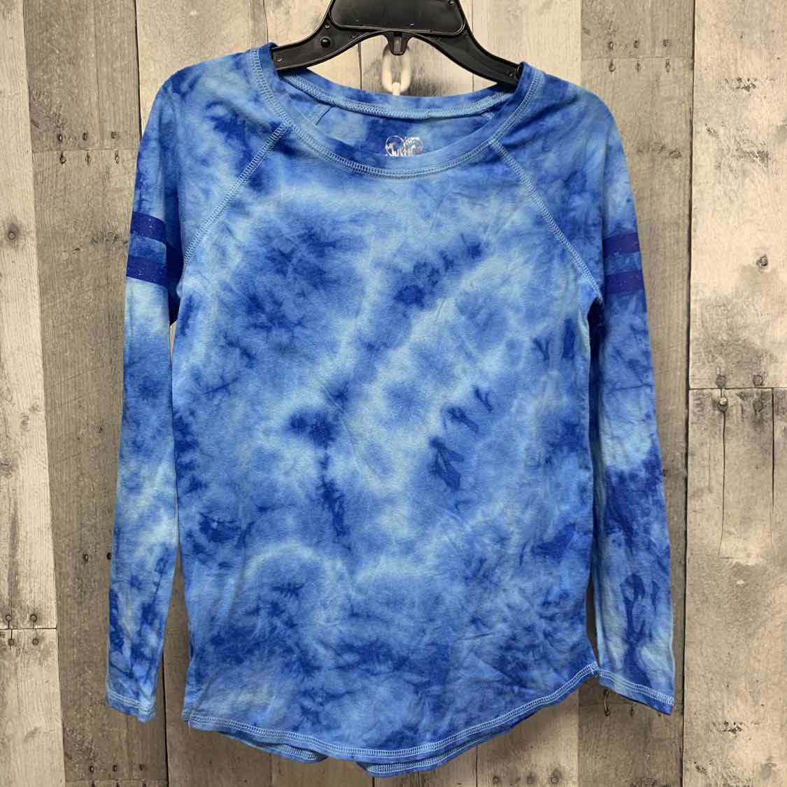 Size 10 Blue Print Justice Long Sleeve Shirt