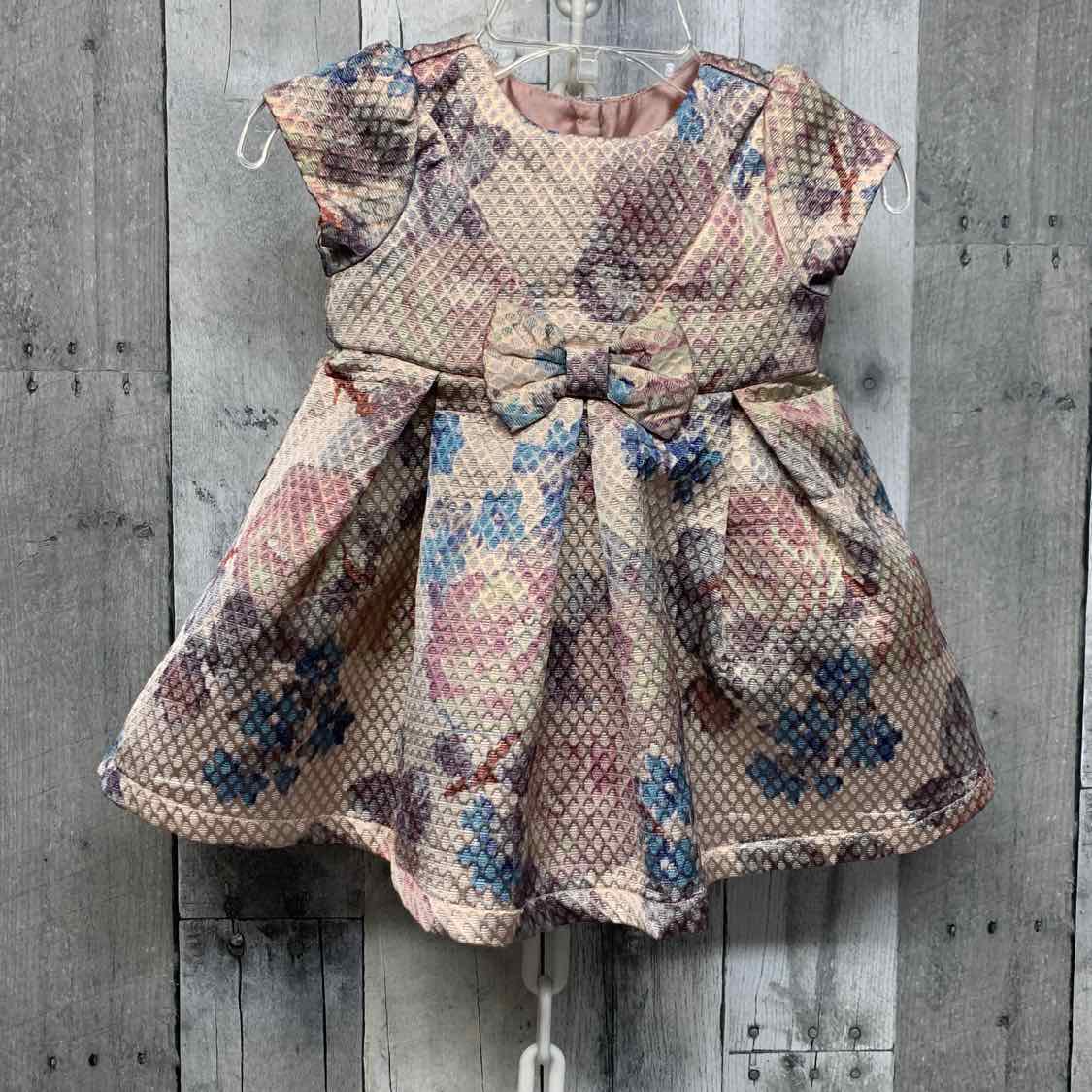 Size 6-9 Months Pink Floral Print Children's Place Dress - Party