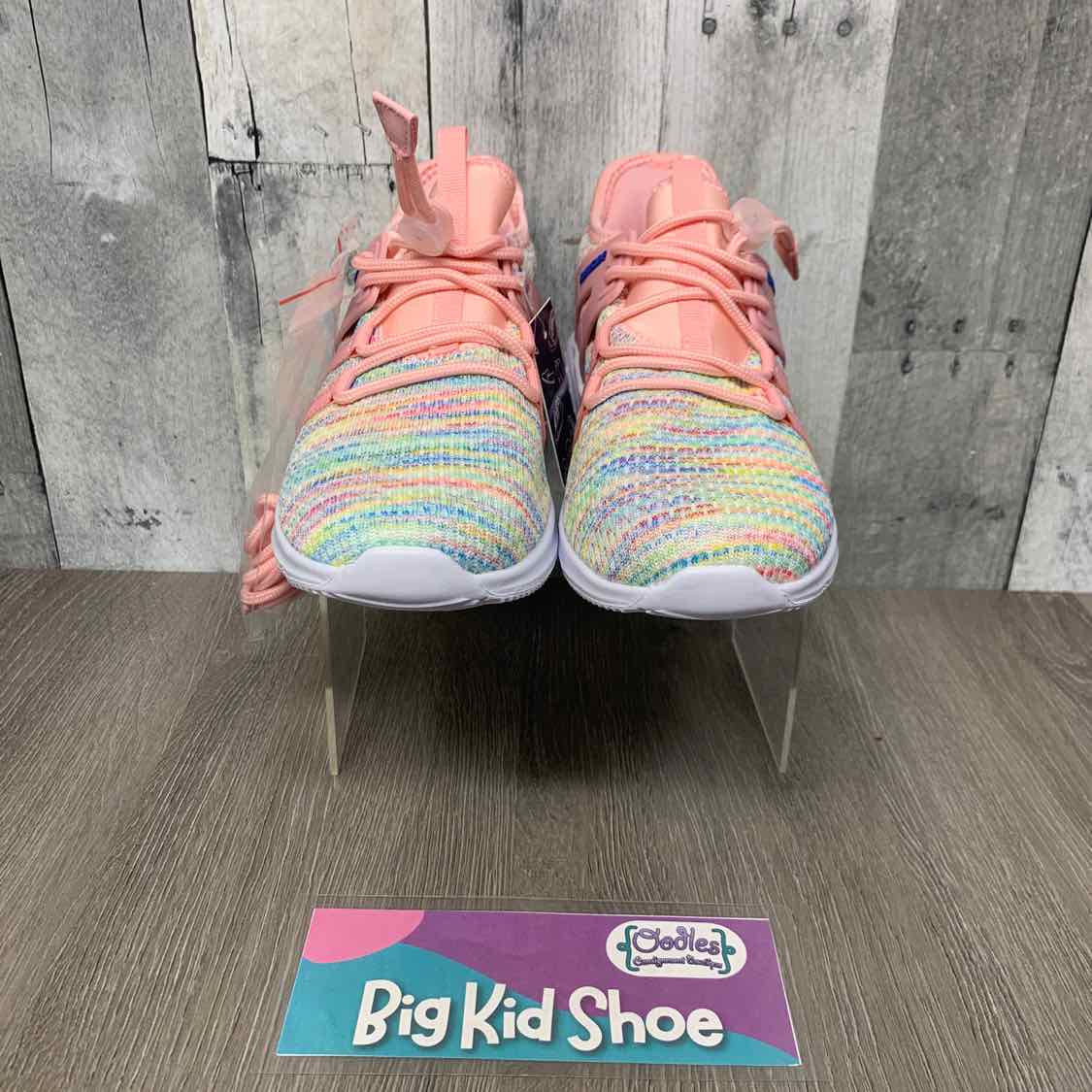 Size 5 Pink/Yellow Name Brand Sneakers