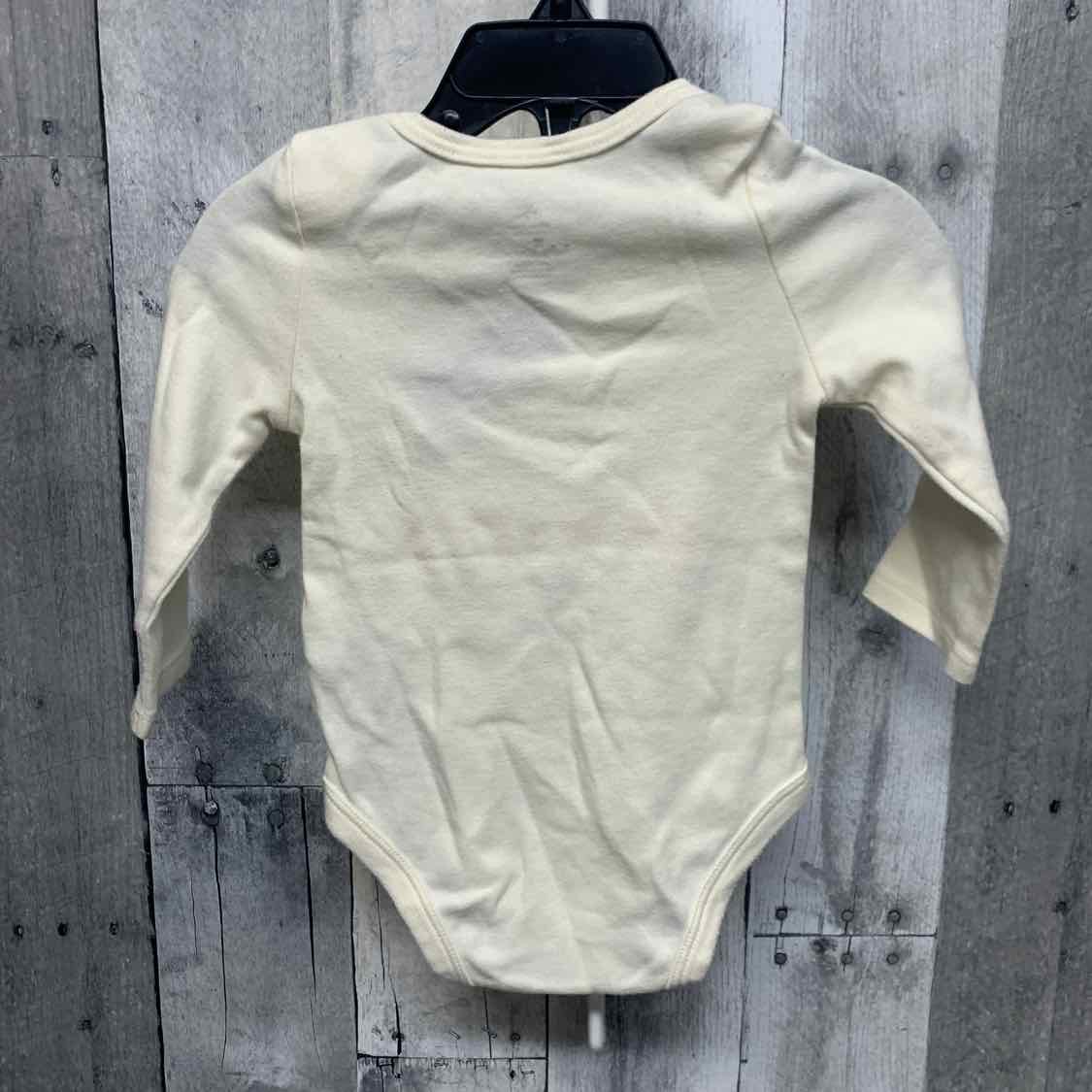 Size 12 Months Ivory Graphic Baby Starters Bodysuit