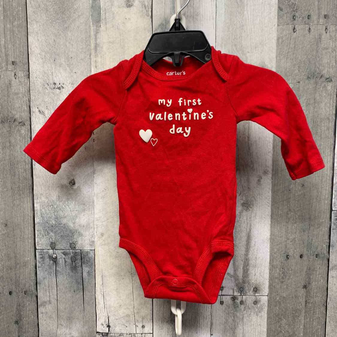Size 3 Months Red Just One You Bodysuit