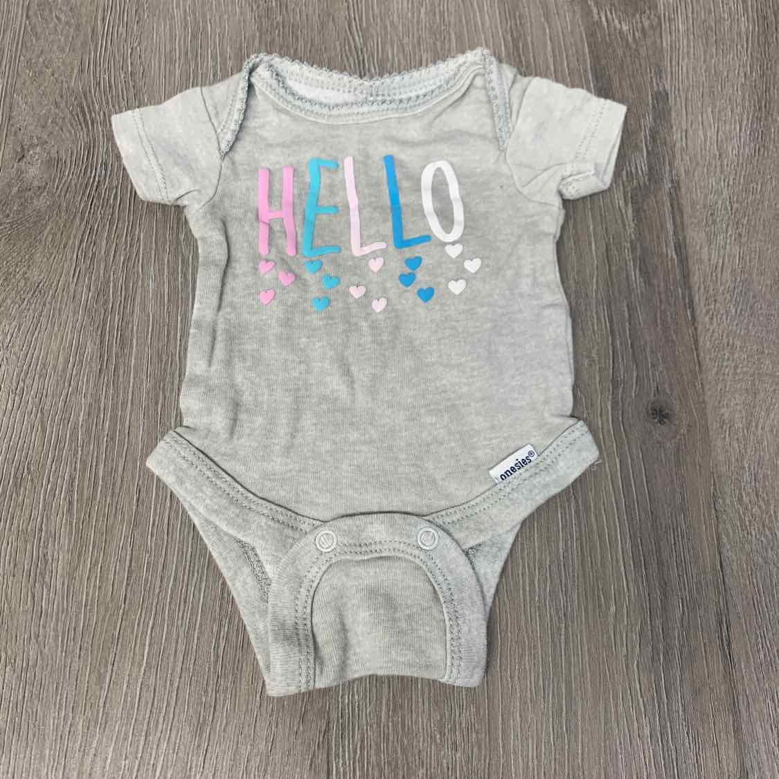 Size Preemie Gray Gerber Bodysuit