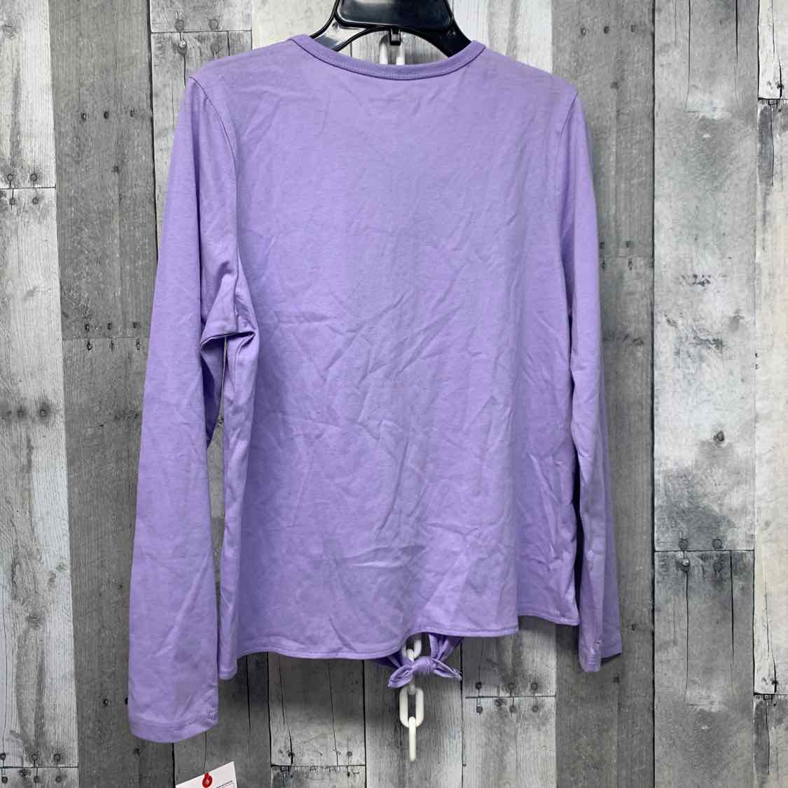 Size Large Purple/Yellow Champion Long Sleeve Shirt
