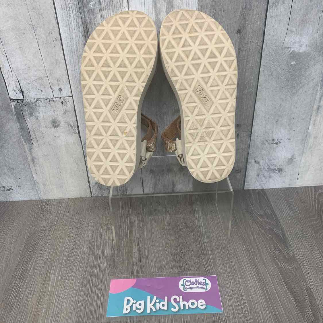 Size 6 Tan/Purple Name Brand Sandals