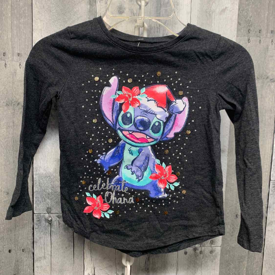 Size 4T Gray/Blue Jumping Beans Long Sleeve Shirt