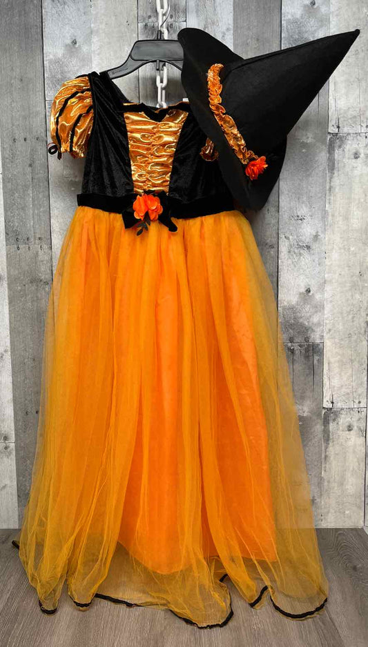 Target Black/Orange Size Medium Halloween Costume - Big Kid