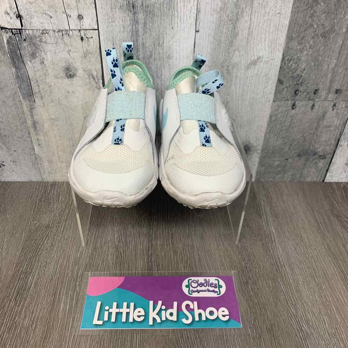 Size 9 White/Blue Sport Brand Sneakers