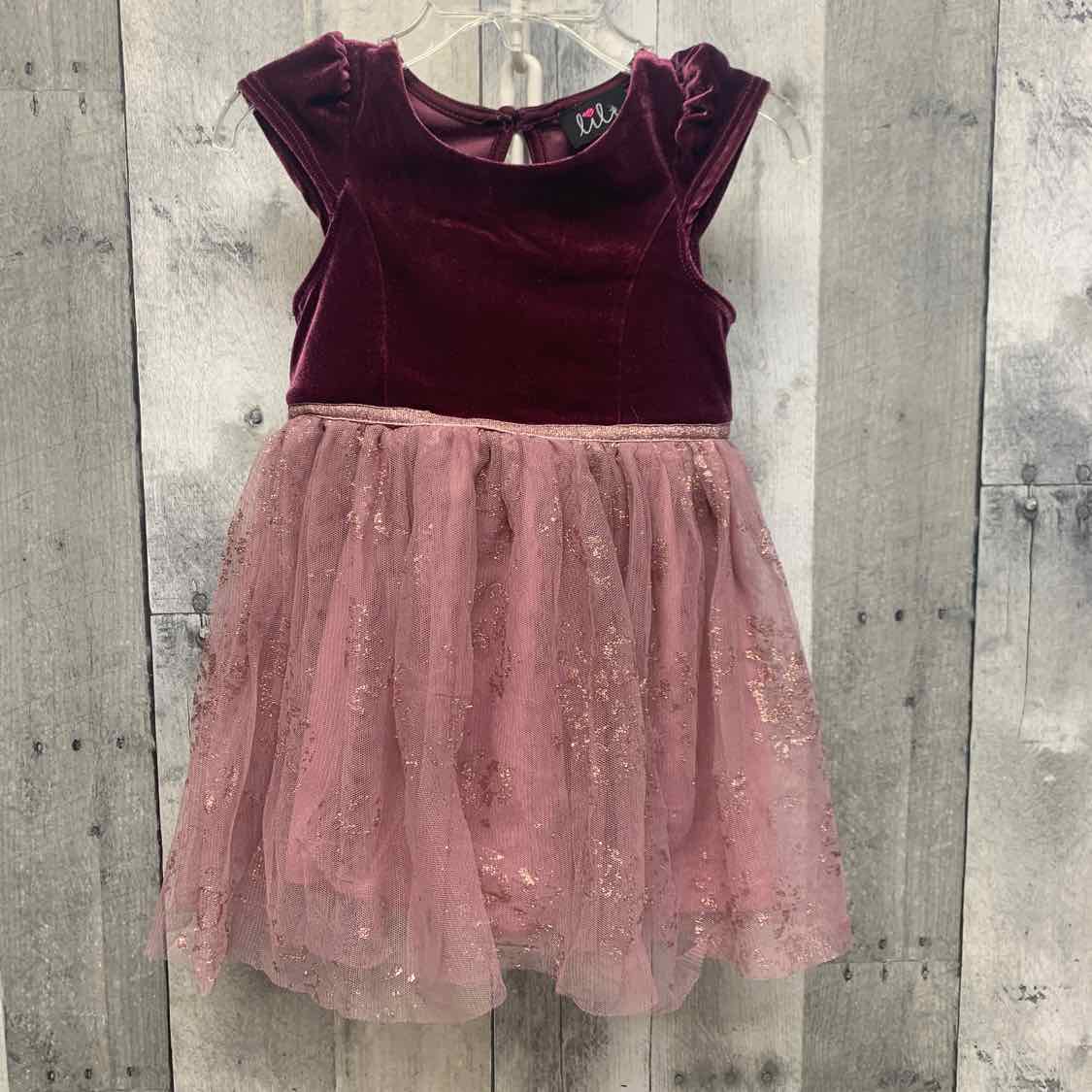 Size 2T Purple B Brand Dress