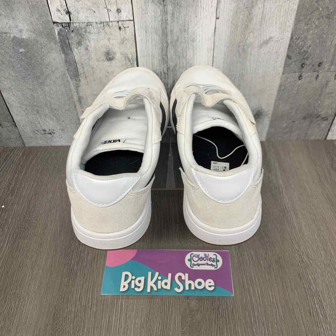 Size 6 White/Black Vans Sneakers