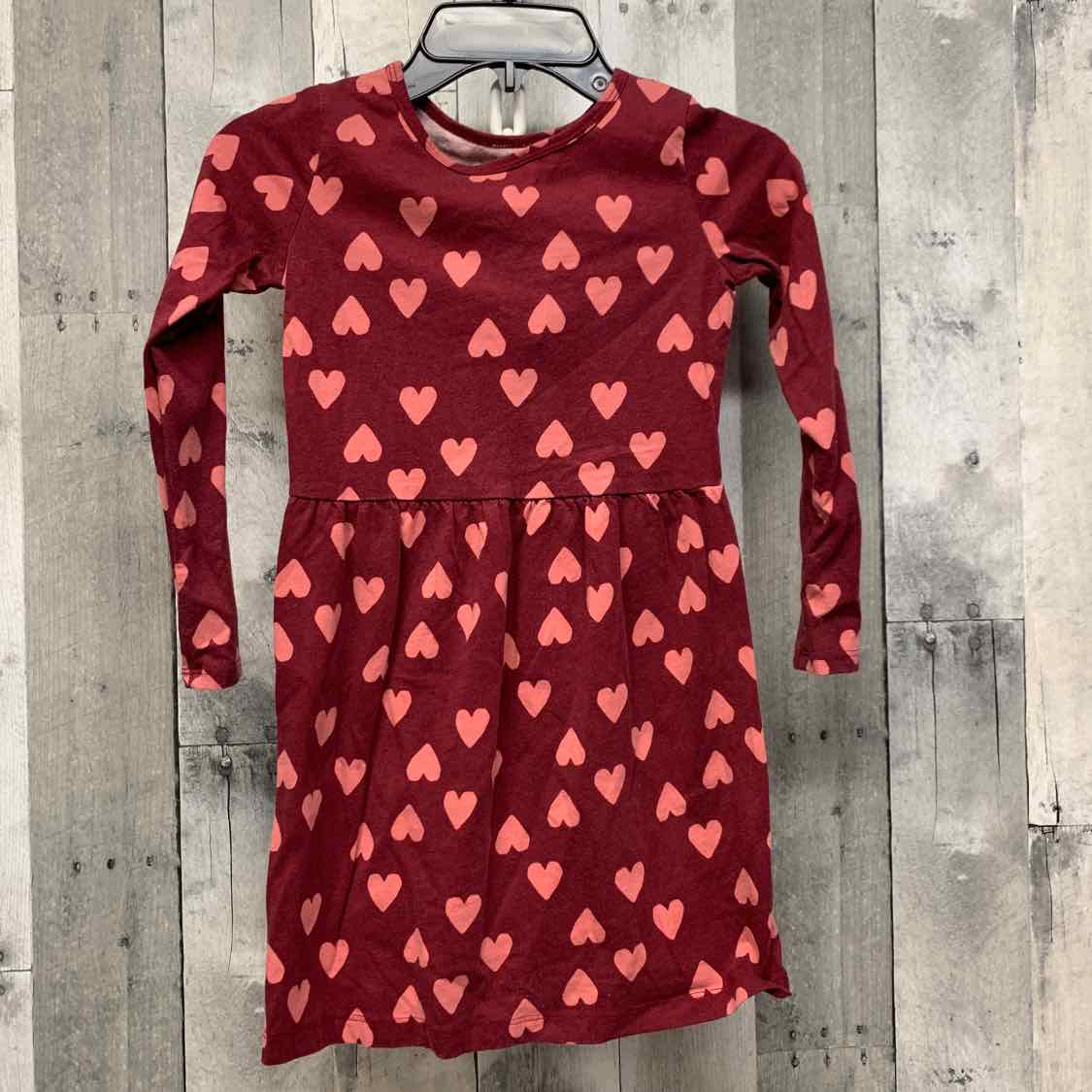 Size 6 Burgundy Carter's LS Dress