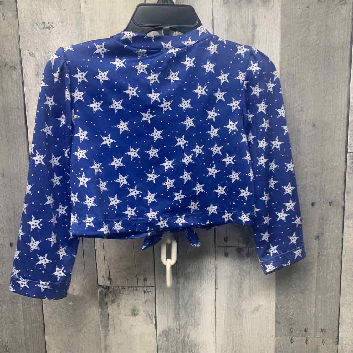 Size 2T Blue/White Reel Legends Swim Top
