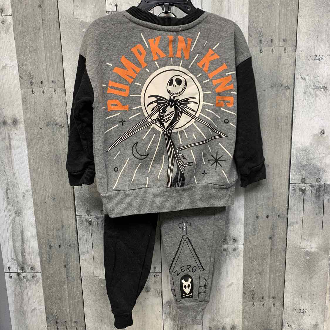 Size 3T Gray/Black Disney Shirt/Pants