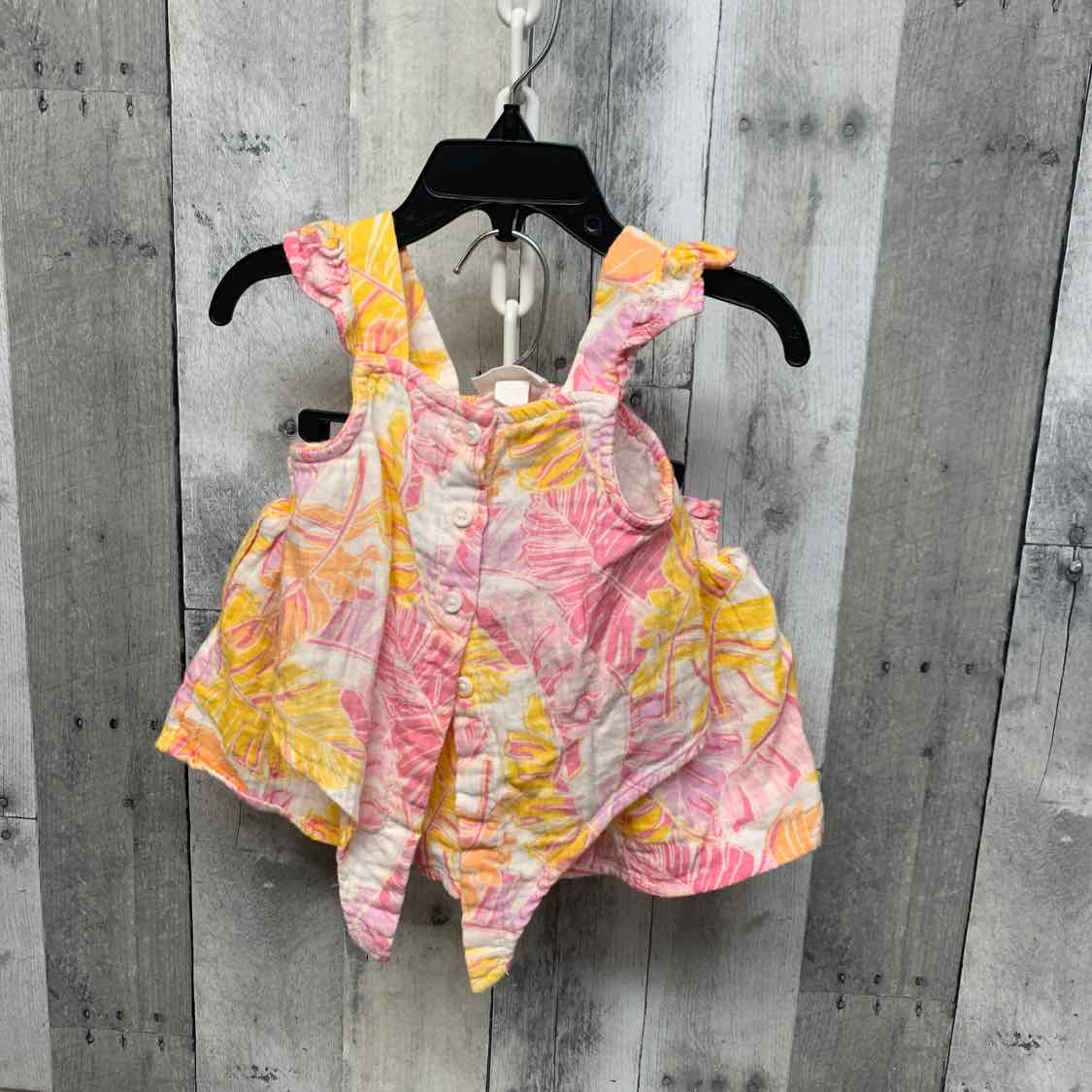 Size 12 Months Pink/Yellow Cat & Jack Shirt/Skirt