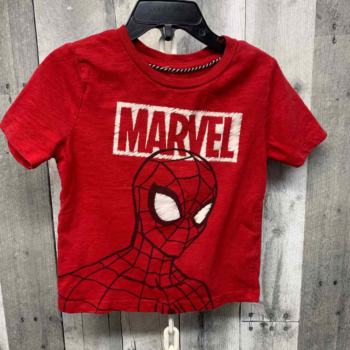 Size 3T Red Marvel T Shirt