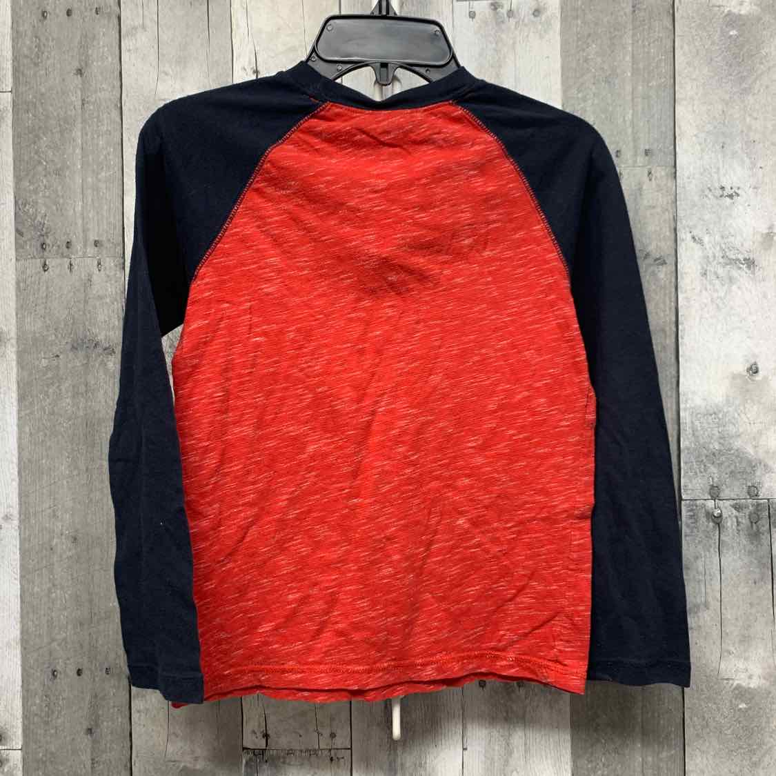 Size 7/8 Red/Navy Abercrombie Long Sleeve Shirt