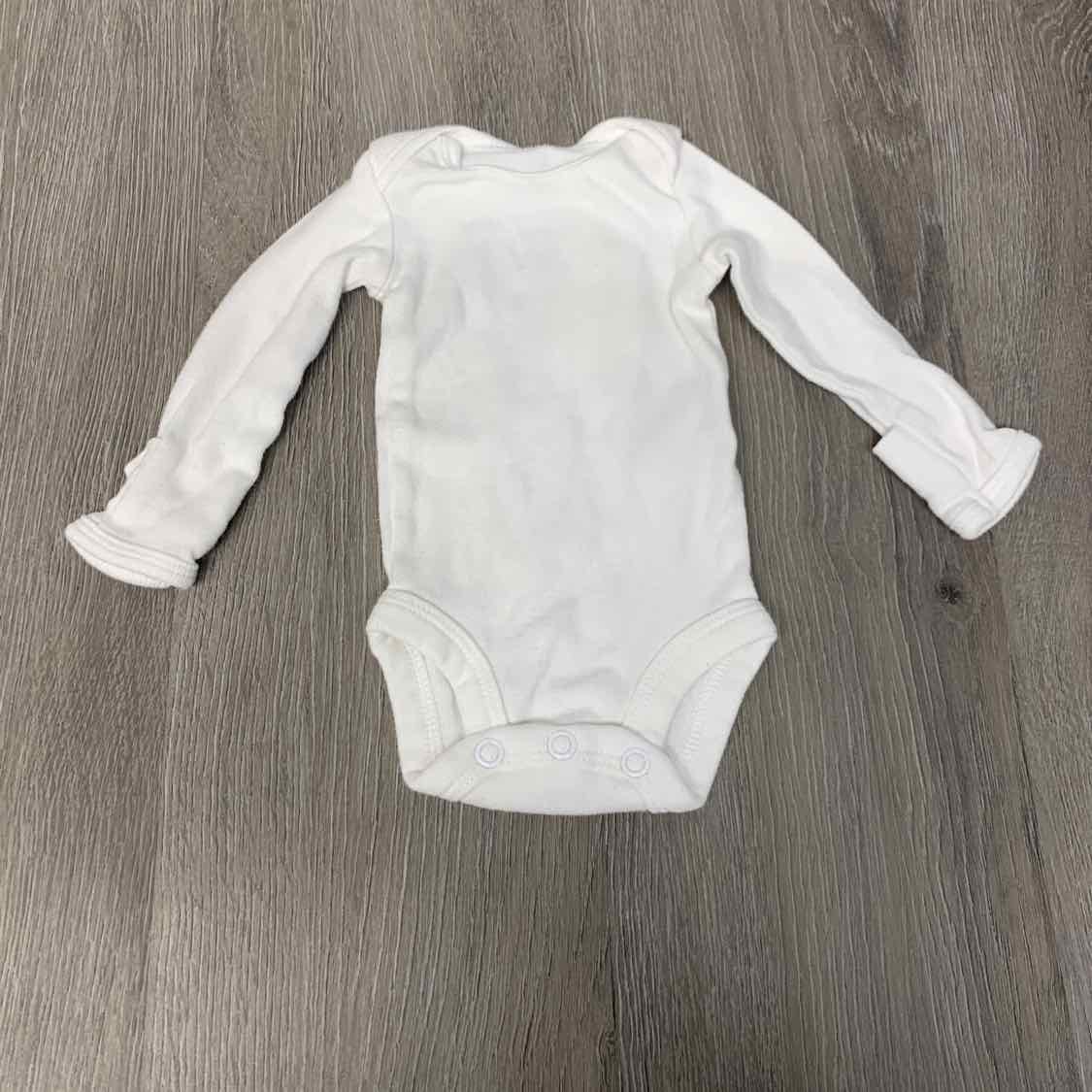 Size Preemie White Carter's Bodysuit - OodlesCB