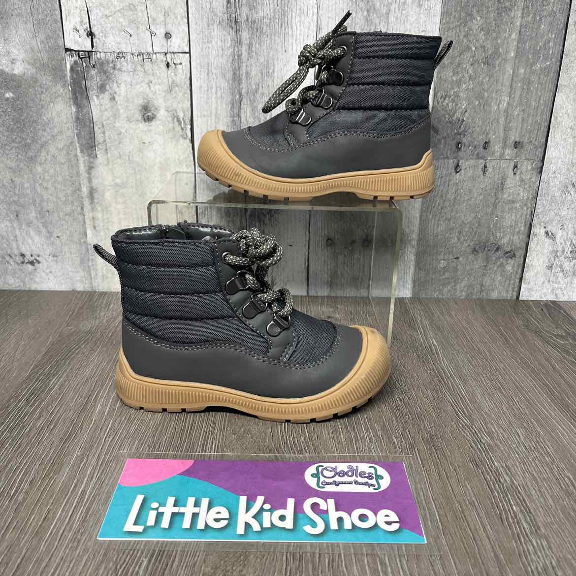 Size 8 Gray Cat & Jack Boots