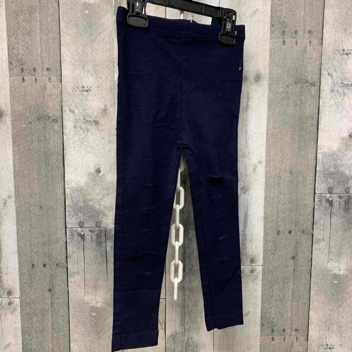 Size 4 Navy Bailey's Blossoms Leggings