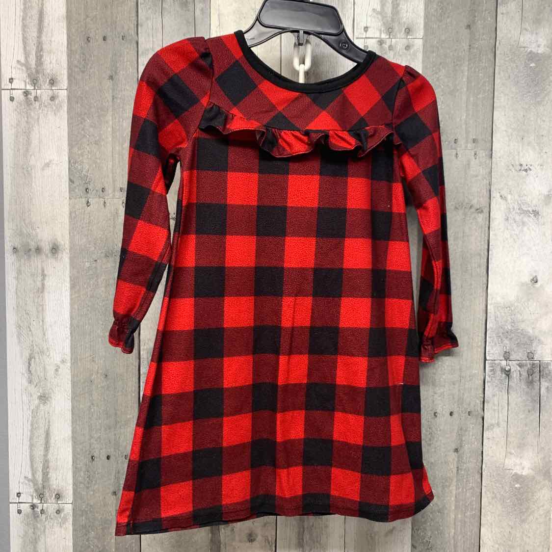 Size 6 Red Plaid Holiday Brands Nightgown